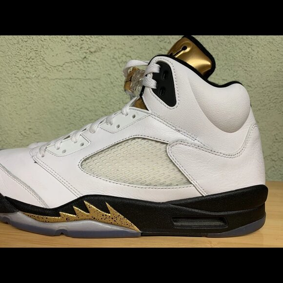 RARE 🚀Nike Air Jordan‎ 5 Retro Olympic Size 13 VNDS - Picture 7 of 10